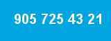 905 725 43 21